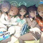 【ブルアカ】2周年お祝いイラスト第①弾が可愛すぎてほのぼのするわ～