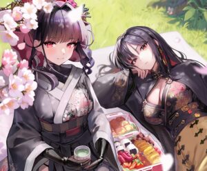 【勝利の女神NIKKE】イベントのイラスト、サクラより右の子が気になるんやけど名前教えて！！